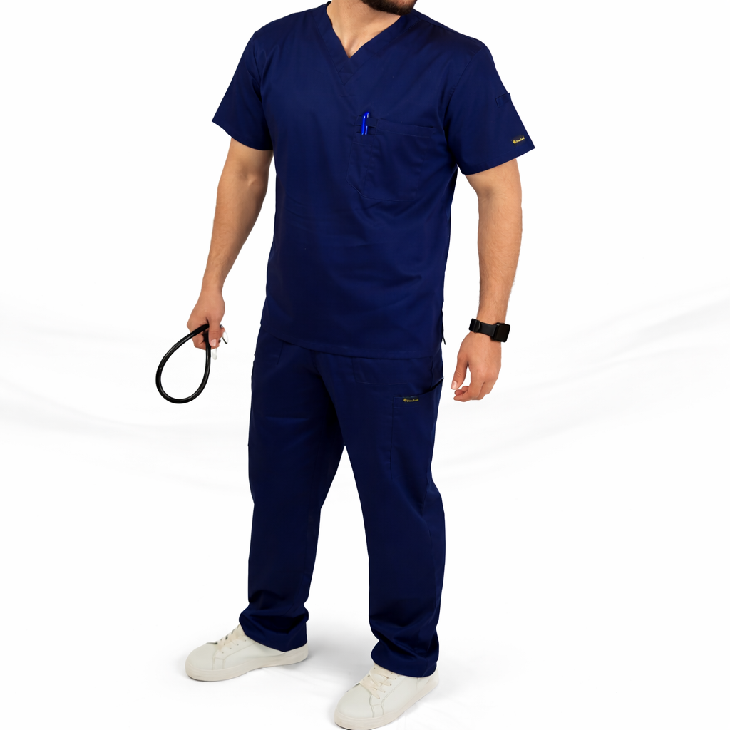 SINA MATRIX UNISEX V-NECK 1 POCKET SCRUB SET