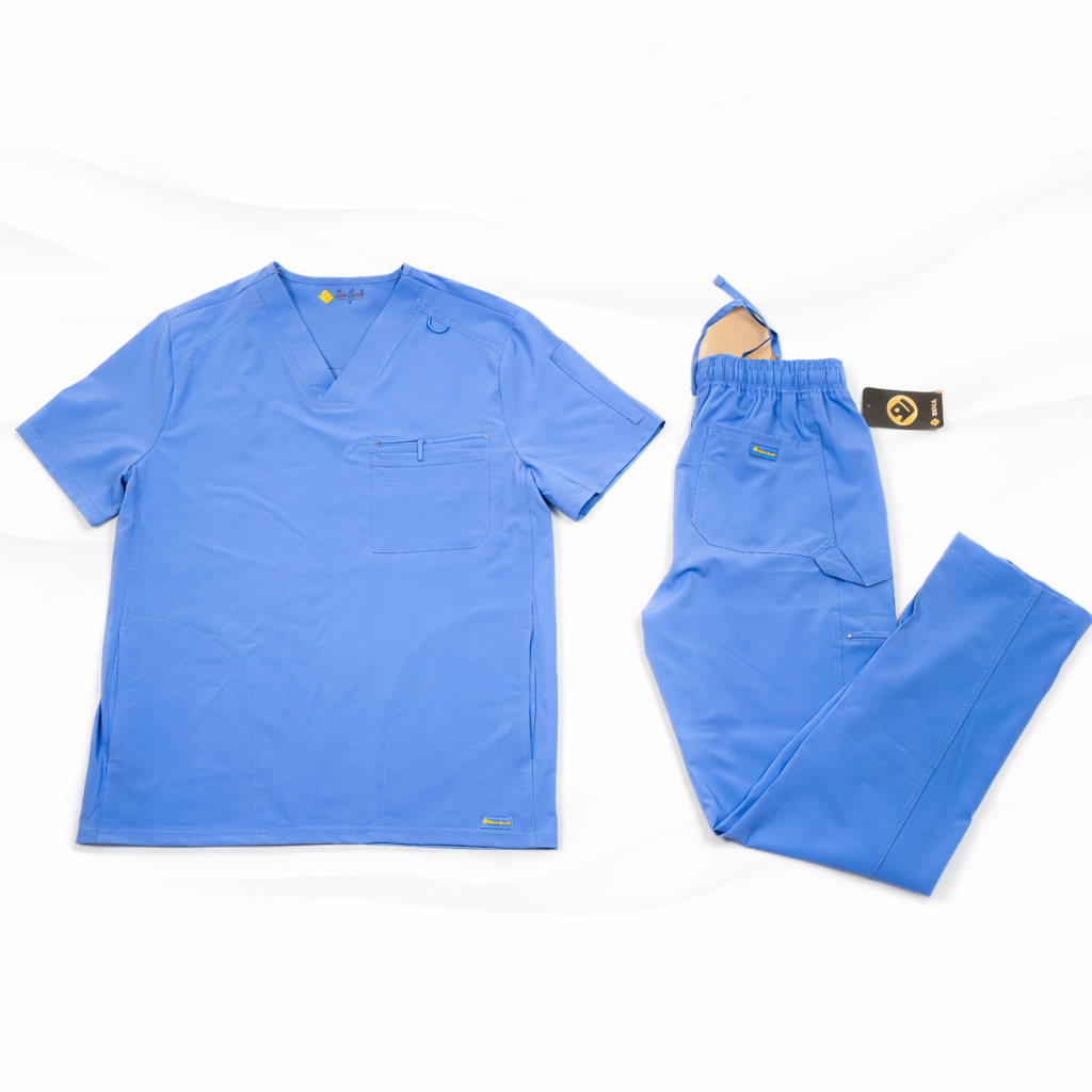 SINA MATRIX UNISEX ZIPPER POCKET SCRUB SET