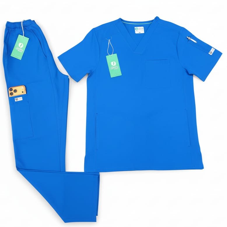 HEALTH WEAR SIDE POCKETS UNISEX SCRUB SET